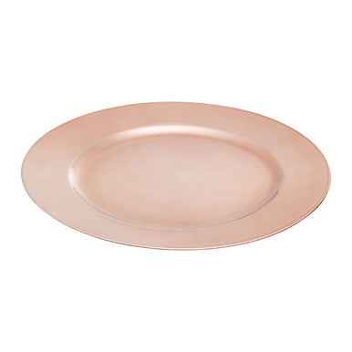 33cm Dia Rose Gold Charger Plate