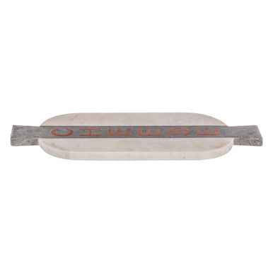 Maison White And Grey Marble Cheeseboard