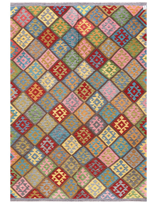 Maimana Afghanistan Kilim Rug - 296 x207 cm