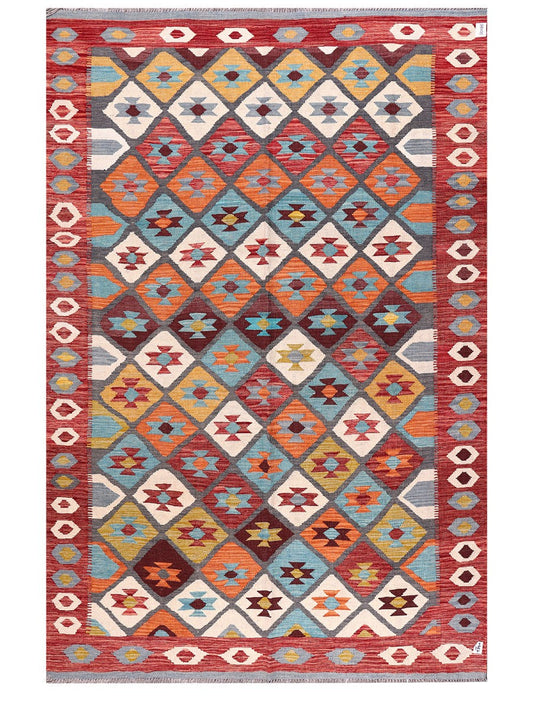 Maimana Afghanistan Kilim Rug - 295 x196 cm