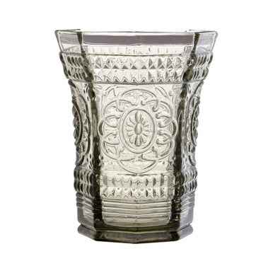 Baroque Smoked Glass Tumbler