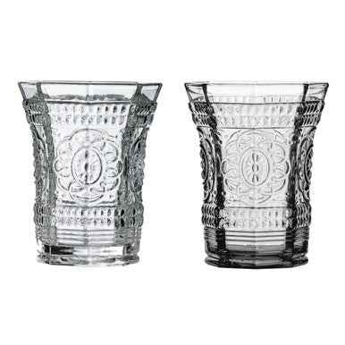 Baroque Smoked Glass Tumbler