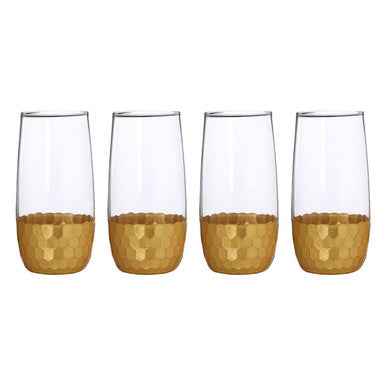 Set Of Four Astrid High Ball Glasses