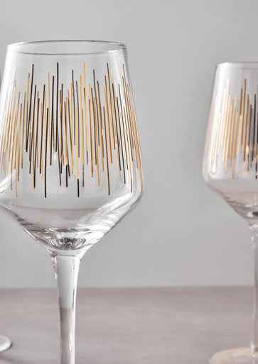 Jazz Wine Glasses Set Of 4