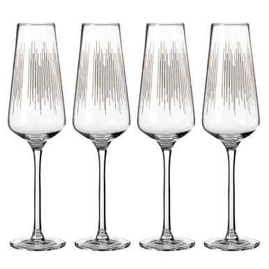 Jazz Champagne Glasses Set Of 4