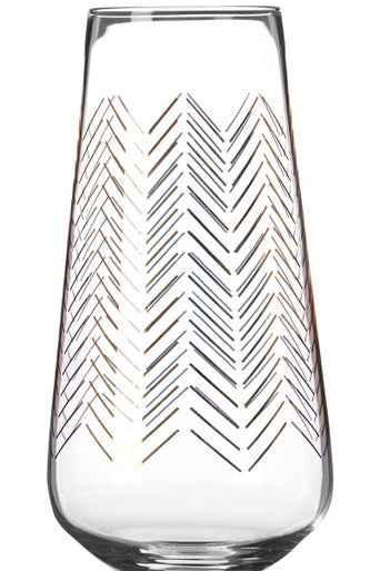 Set Of Four Jazz Champagne Glasses