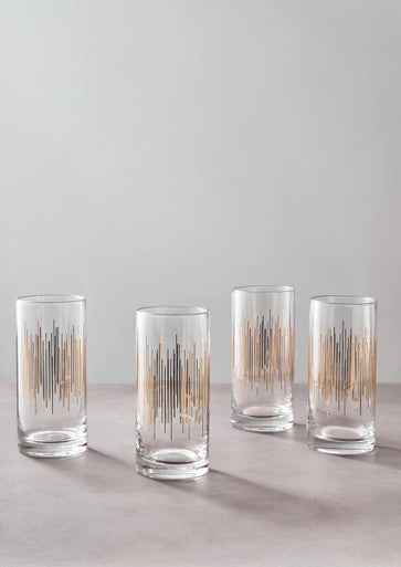 Jazz Highball Glasses Set Of 4
