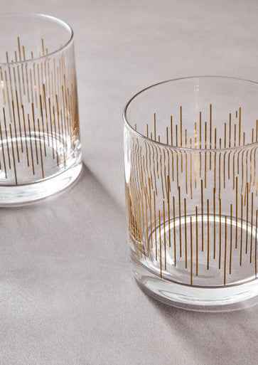 Jazz Glass Tumblers Set Of 4