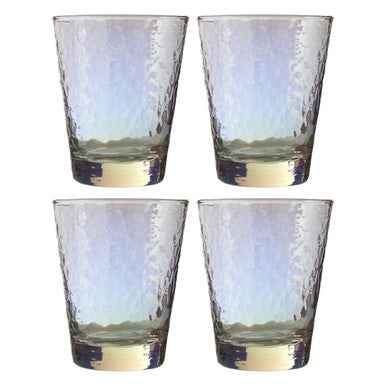 Aurora Set Of 4 Lustre Glass Tumblers