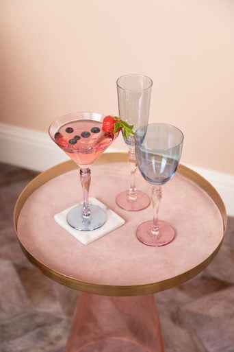 Aurora Set Of 4 Multicolour Cocktail Glasses