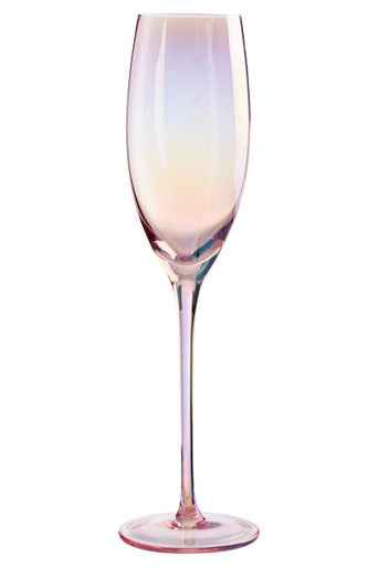 Frosted Deco Set Of 4 Champagne Glasses