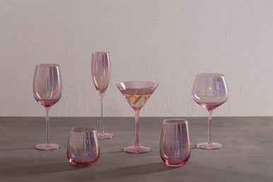 Frosted Deco Set Of 4 Hi Ball Glasses