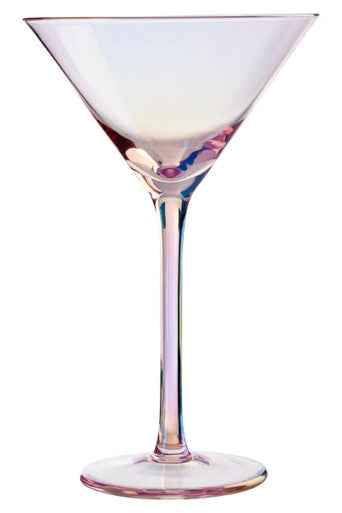 Frosted Deco Set Of Martini Glasses