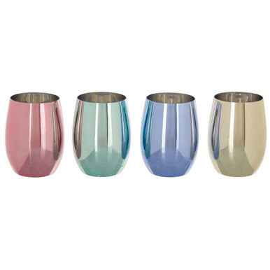 Mimo Set Of 4 Assorted Colours Tumblers