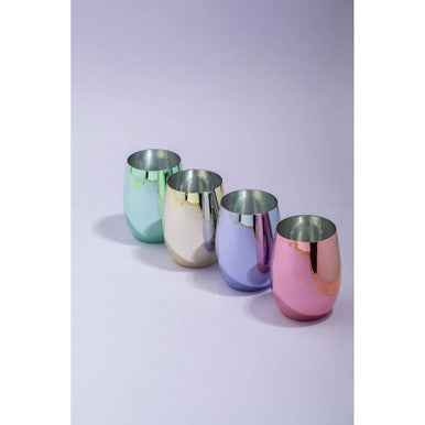 Mimo Set Of 4 Assorted Colours Tumblers
