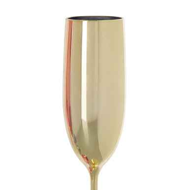 Mimo Set Of 4 Multicolour Champagne Glasses