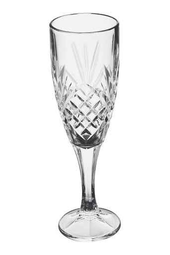 Beaufort Set Of 4 Crystal  Champagne Glasses