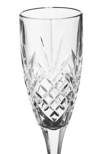 Beaufort Set Of 4 Crystal  Champagne Glasses