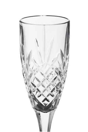 Beaufort Set Of 4 Crystal  Champagne Glasses