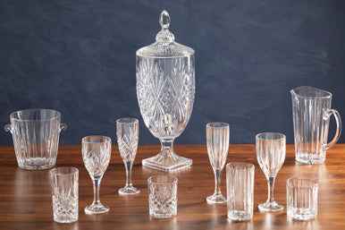 Beaufort Set Of 4 Crystal  Wine Glasses