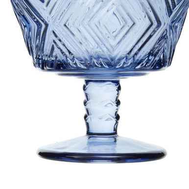 Fleur Set Of Four Blue Dessert Dishes