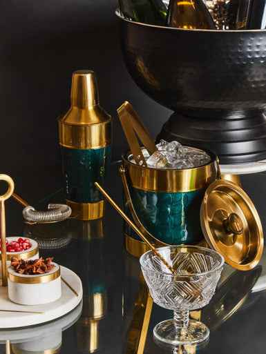 Fleur Set Of Four Clear Dessert Dishes