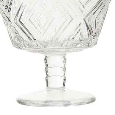 Fleur Set Of Four Clear Dessert Dishes