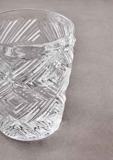 Fleur Set Of Four Clear Glass Tumblers