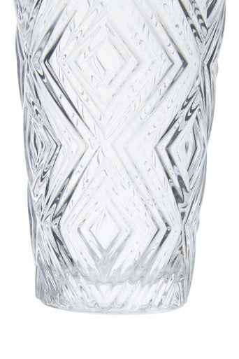 Fleur Set Of Four Clear Highball Glasses