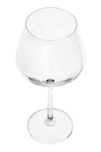 Ada Set Of 2 Crystal Burgundy Glasses