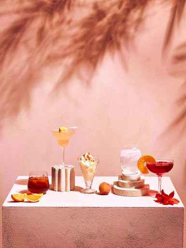 Ada Set Of 4 Crystal Large Tumblers