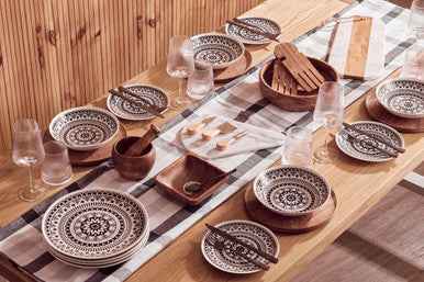 Eldon Set Of Four Ribbed Wine Glasses