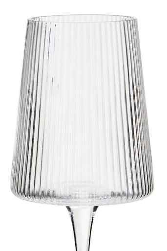 Eldon Set Of Four Ribbed Wine Glasses Mob Packaging