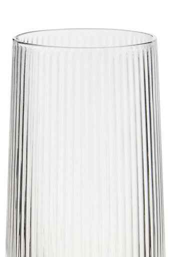 Eldon Set Of Four Ribbed Hi Ball Glasses