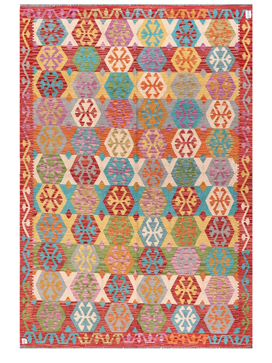 Maimana Afghanistan Kilim Rug - 289 x199 cm