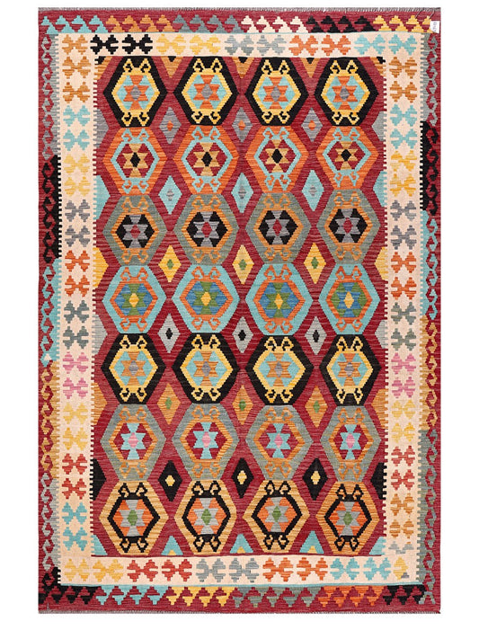 Maimana Afghanistan Kilim Rug - 305 x206 cm