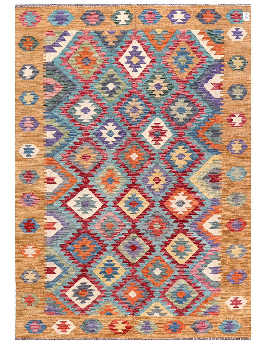 Maimana Afghanistan Kilim Rug - 247 x178 cm