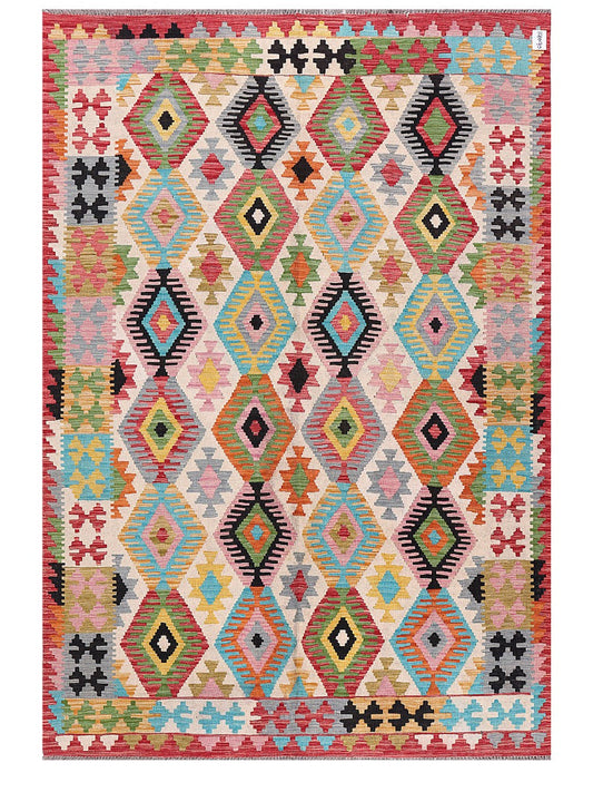 Maimana Afghanistan Kilim Rug - 246 x171 cm