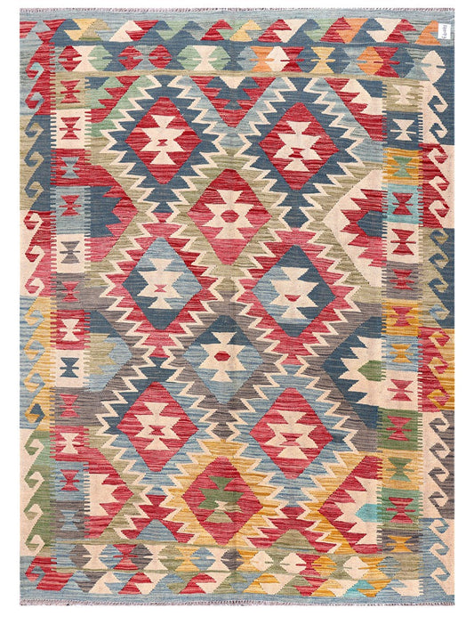 Maimana Afghanistan Kilim Rug - 238 x177 cm