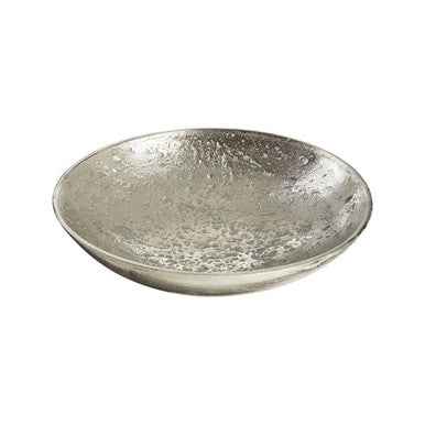 Hempstead Large Nickel Finish Bowl