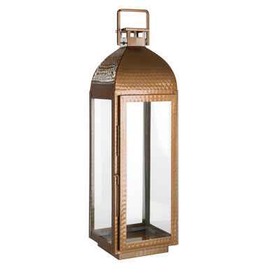 Ravi Large Lantern with Copper Finish