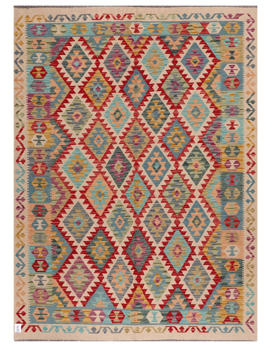 Maimana Afghanistan Kilim Rug - 245 x182 cm