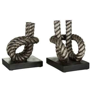Piper Set of Rope Bookends
