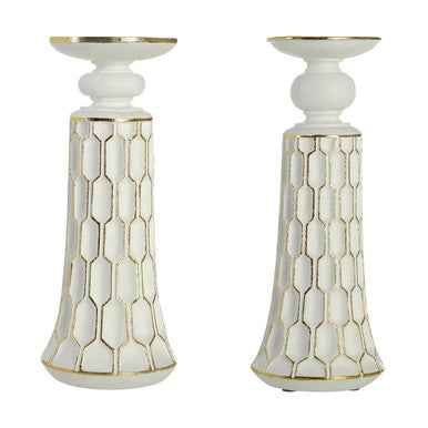 Honeycomb Large Candle Holder