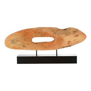Fidel Natual Mango Wood Slice Sculpture