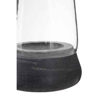 Kira Complements Grey Marble And Glass Candle Holder