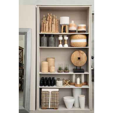 Sena Candle Holder With Decorative Stem