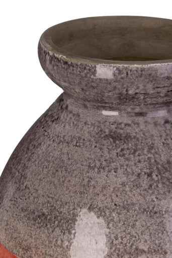 Nova Orange Earthenware Vase