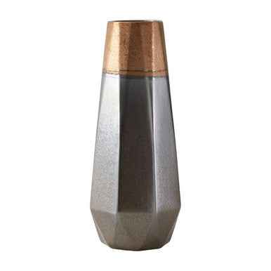 Jet Small Metallic Vase