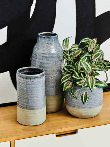 Caldera Large Grey Vase